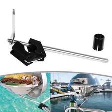 Round Rail Grill Mounting Hardware Bracket For Magma Marine Kettles 7/8" 1" Rail