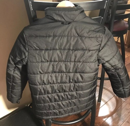 Gerry Black Puffer Full Zip Jacket Boys S 7/8 - Picture 3 of 3