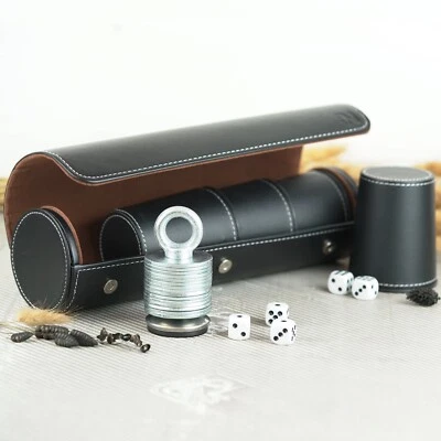 Schockbesteck Würfelbecher + Knobelturm - knobeln schocken Trinkspiel Schockset