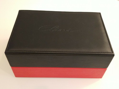AUTHENTIC ELINI JUMBO BLACK & RED WATCH BOX W/ PAPERS - Picture 2 of 8