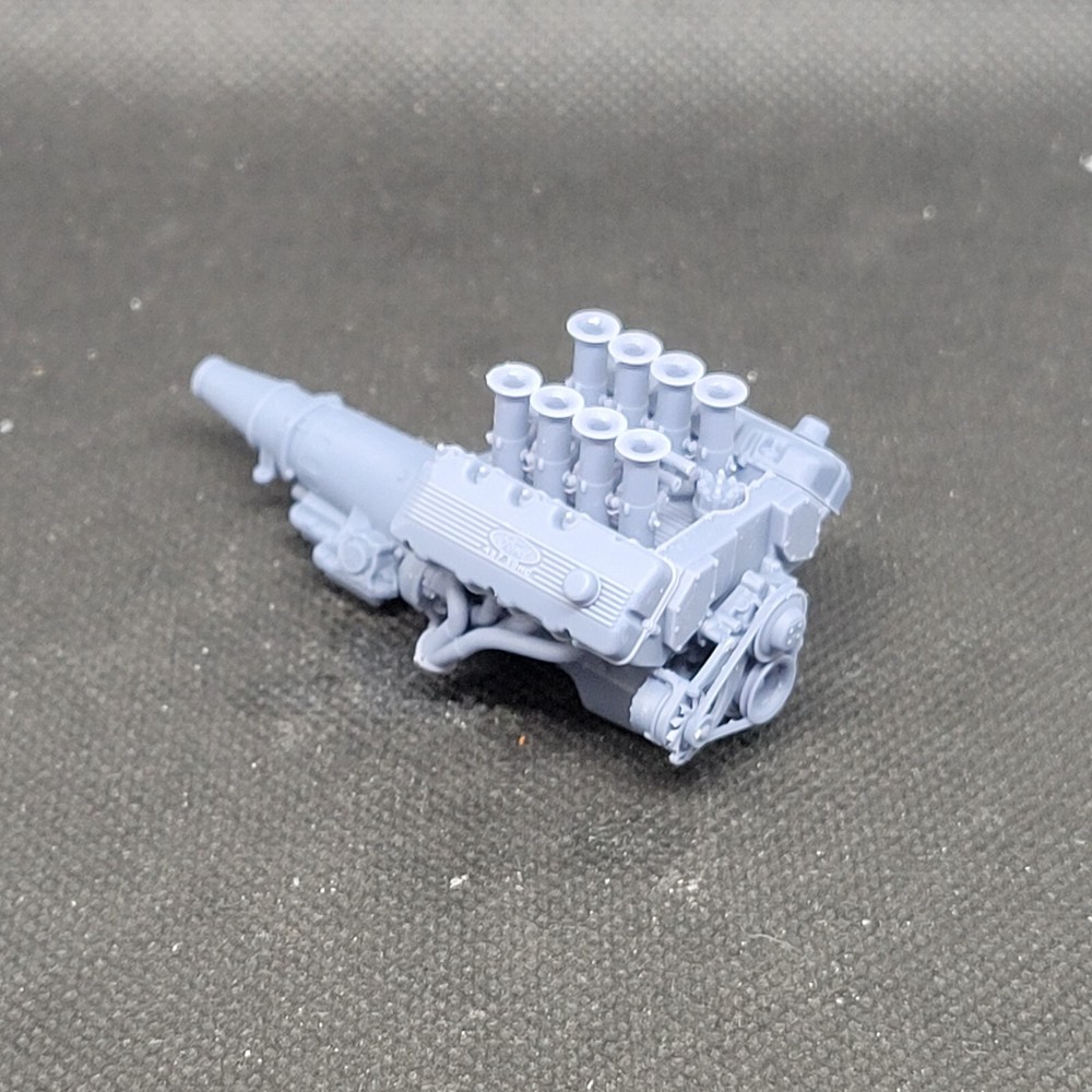 Ford 427 SOHC Webber ITB model engine resin 3D printed 1:24-1:8 scale