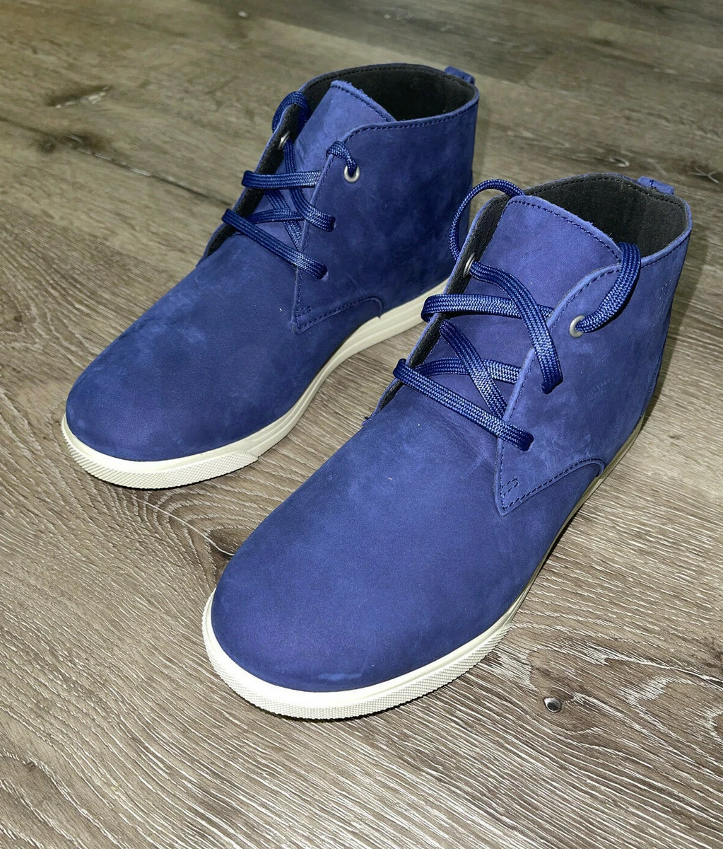 Boys Under Armour BGS Coast Nubuck Chukka Boots Navy Blue Size 5.5