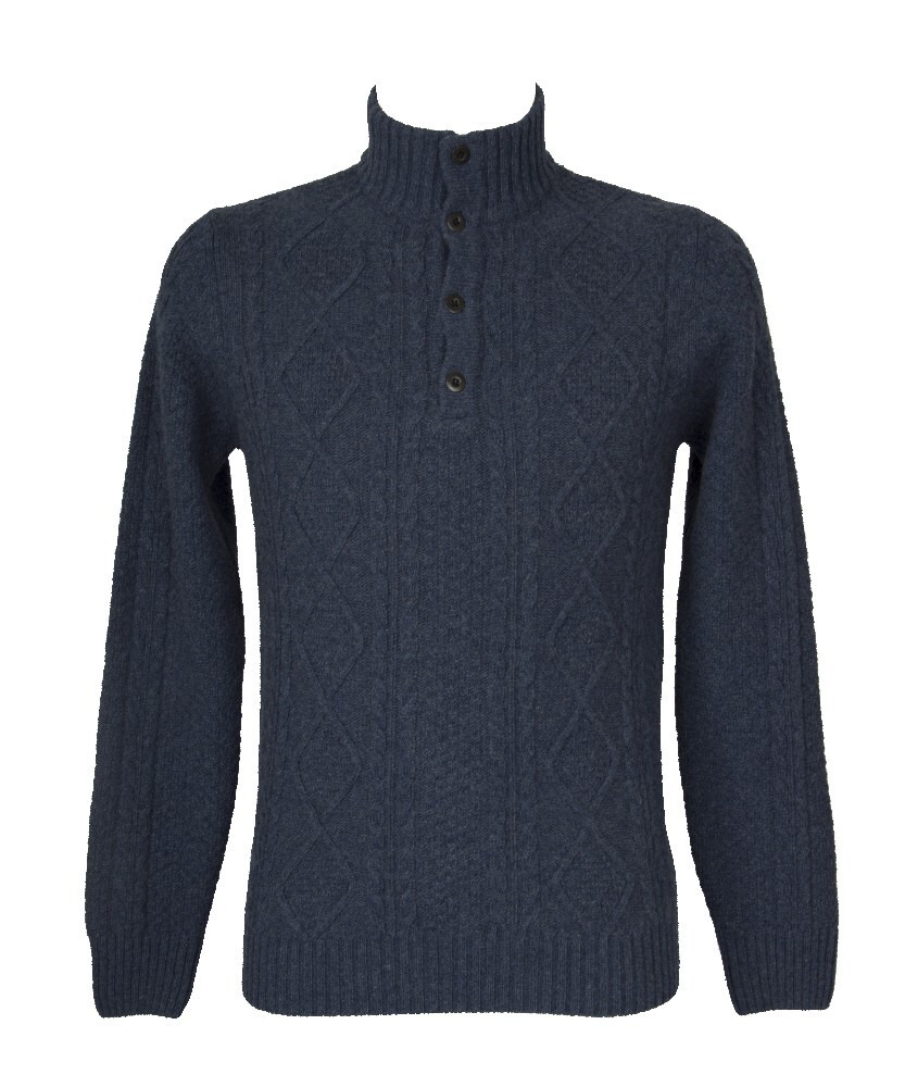 Пуловер SG Maglia maglione от uomo manica lunga collo alto serafino misto lana RAG