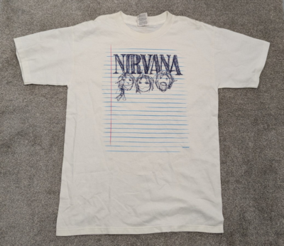 Vintage Nirvana 1997 T-Shirt New NOS Deadstock Wild Oats Notebook