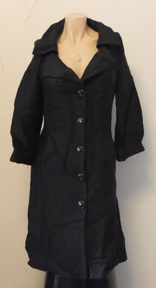 MNG Mango Giacca Taglia S D-USA XS MEX P TOP 3/4 Maniche Nera - Main Image