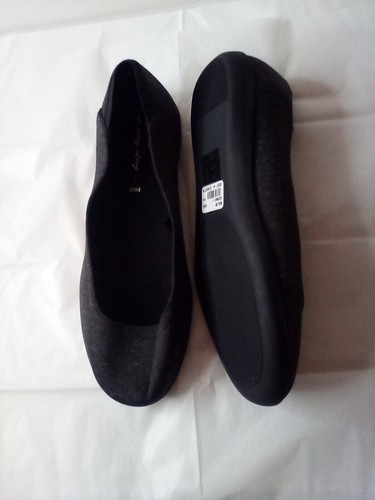 Penningtons In Every Story Slip On Ballet Flats Shoes Size 8WW Charcoal - Picture 9 of 10