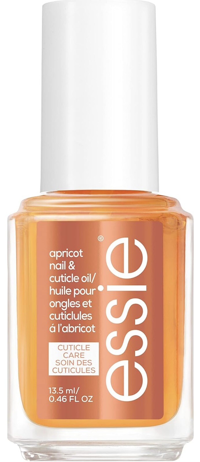 essie Nail Care, 8-Free Vegan, Apricot Nail and Cuticle Oil, softened and