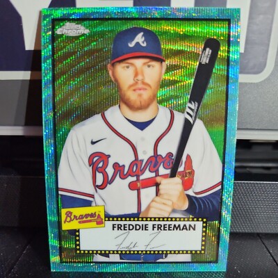 2021 Topps Chrome Platinum Anniversary -  Prism Refractor - Freddie Freeman
