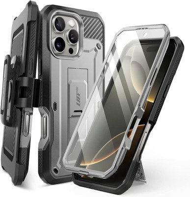 SUPCASE IPHONE 16 PRO MAX [UB PRO] SCHUTZHÜLLE COVER CASE MIT SCHUTZGLAS [GRAU]