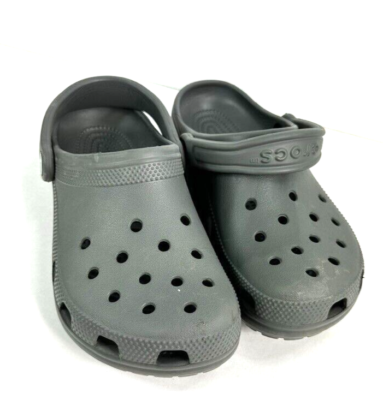 Crocs Unisex Classic Clog 10001-0DA Dark Grey Mens Size 4  display picture 3