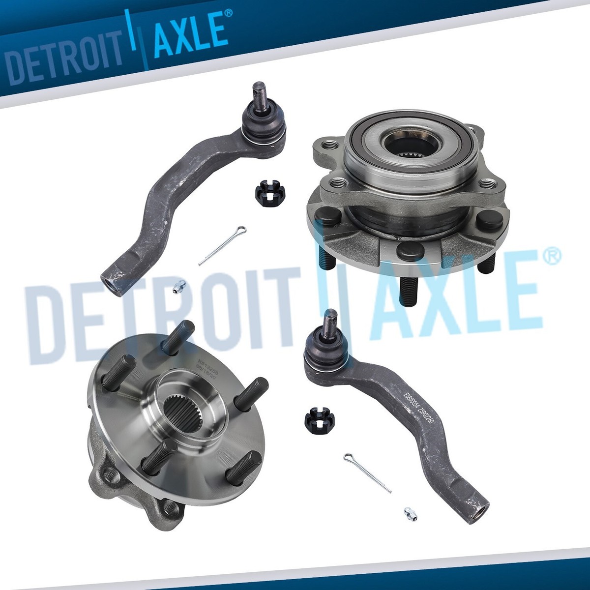 5 Lug Hub Assembly Front Wheel Bearing Hub Assembly - Fits Toyota RAV4 ...
