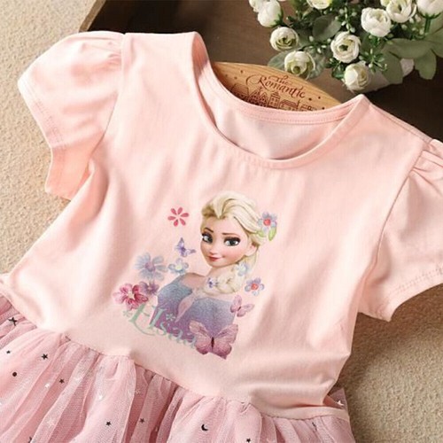 Kids Girls Elsa Dress Fancy Dress Cosplay Party Princess Ball Gown Costume New - Picture 9 of 14