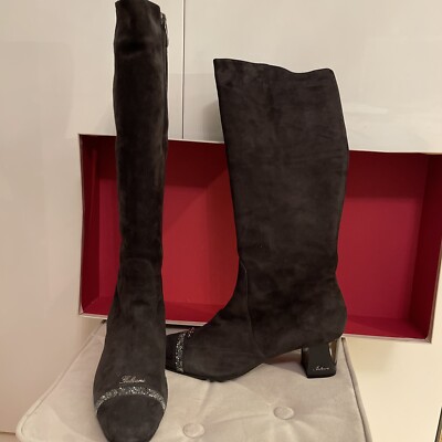 Authentic NIB $1,900 Fabiani Italian Designer Boots New Collection Italy Sz-US 9