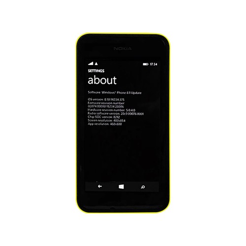 Nokia Lumia 530 Microsoft Windows Single Sim Yellow Mobile Cell Phone Unlocked - 第 5/12 張圖片
