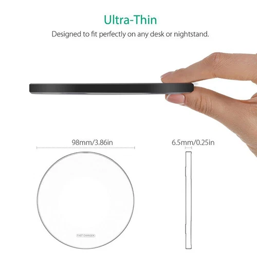 30W Wireless Charger Metall Schnellladematte für iPhone 16 15 14 13 12 Pro Max - Bild 7 von 11