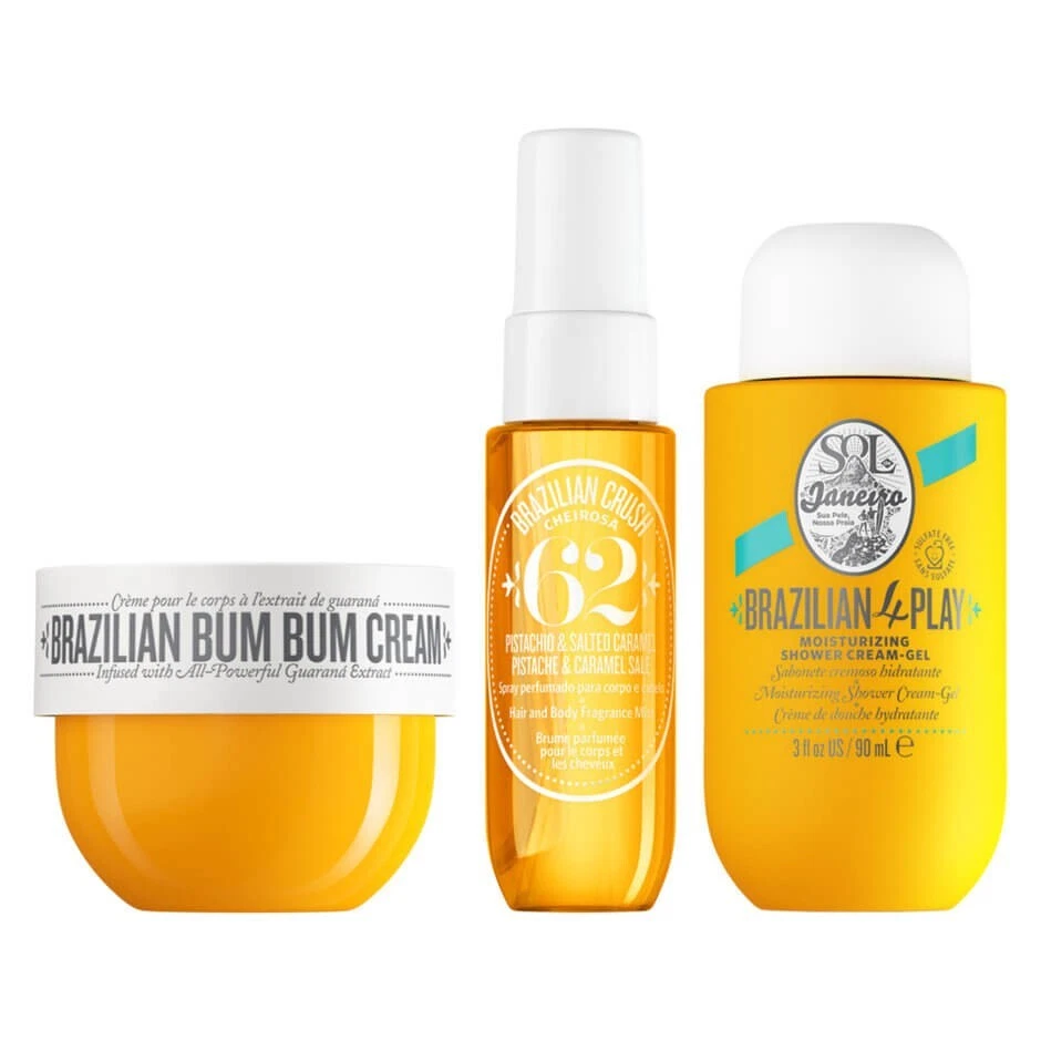 Sol de Janeiro Bum Bum Jet Travel Gift Set Cream Shower Gel Spray