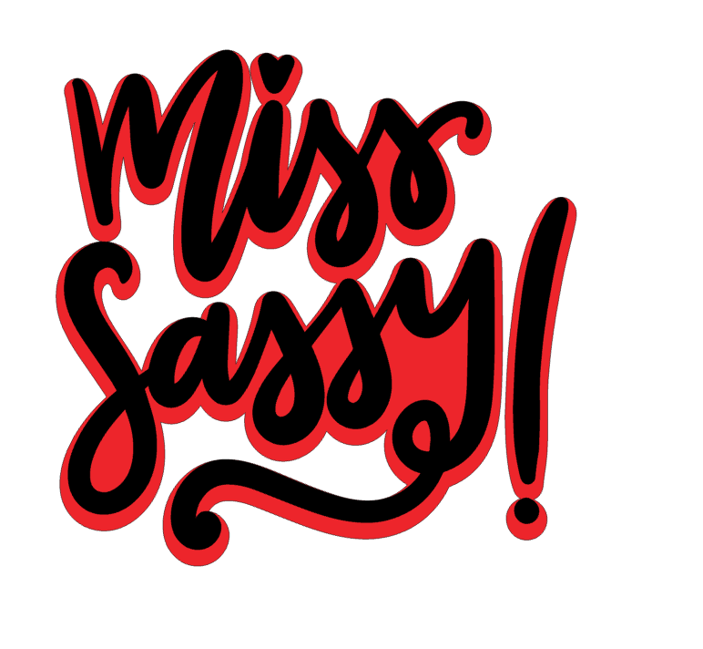 Miss Sassy Vinyl Decal Sticker Multicolor Choice a3667