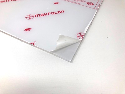 Clear Polycarbonate Sheet  24'' x 48'' x 1/8'' Lexan Makrolon Tuffak Thermoforming