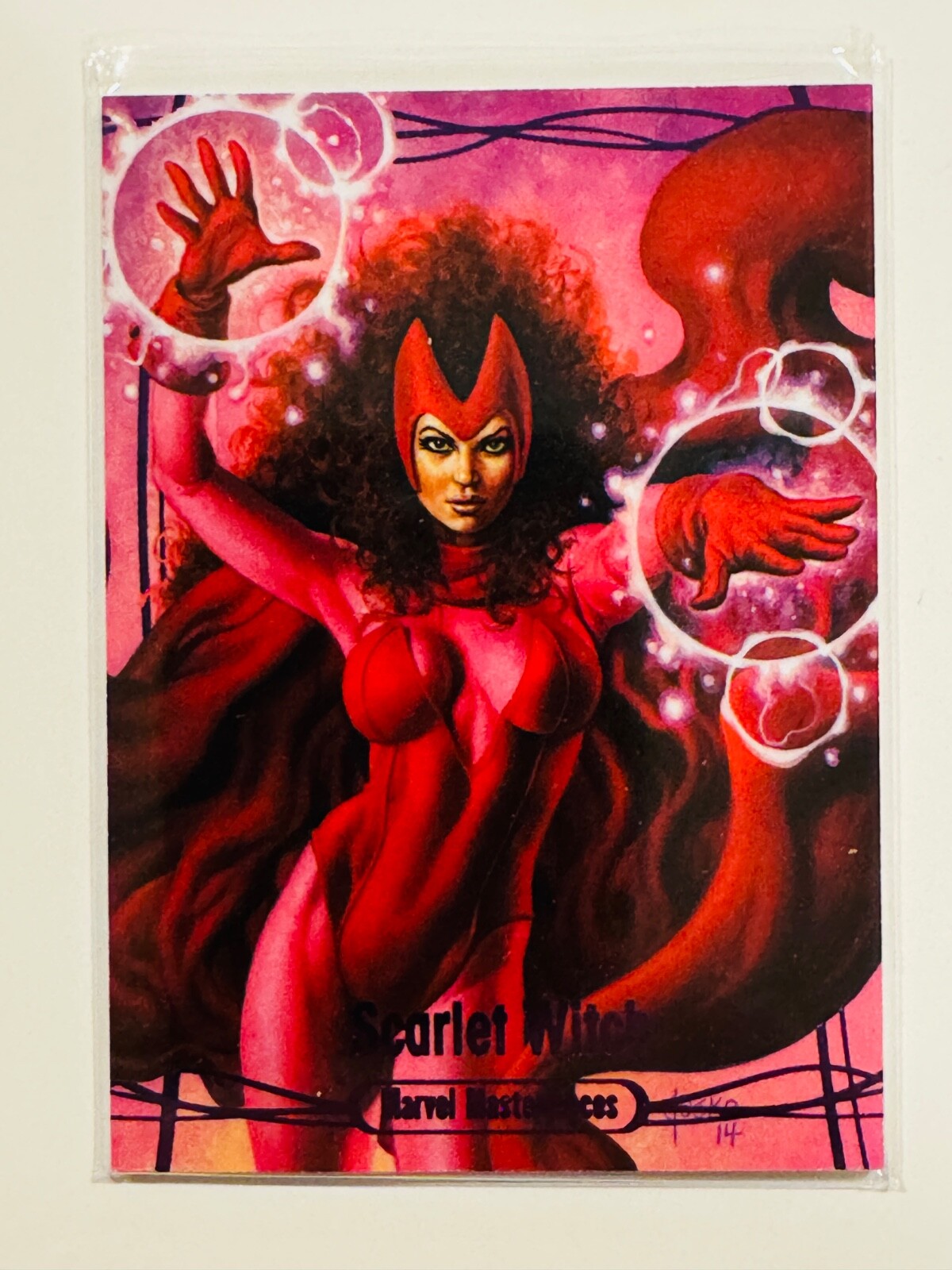2016 Marvel Masterpieces PURPLE #48 SCARLET WITCH #041/199 Single NM/M😍😍*