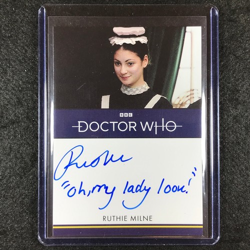 2024 Doctor Who Series 5-7 RUTHIE MILNE AS FLORA Inscription Auto
