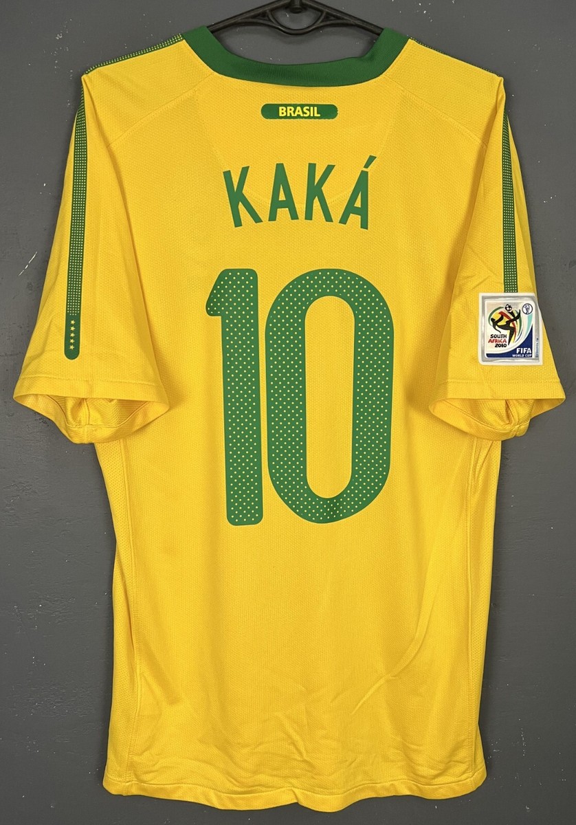 MEN'S BRAZIL BRASIL NATIONAL 2010/2011 KAKA FOOTBALL SOCCER SHIRT