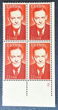 Scott #2239 - T.S. Eliot, Plate Block Of 4 - MNH - 1986 Issue