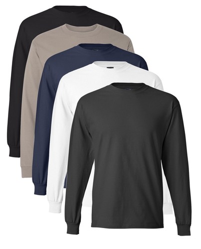 Hanes Heavyweight Cotton Long Sleeve 