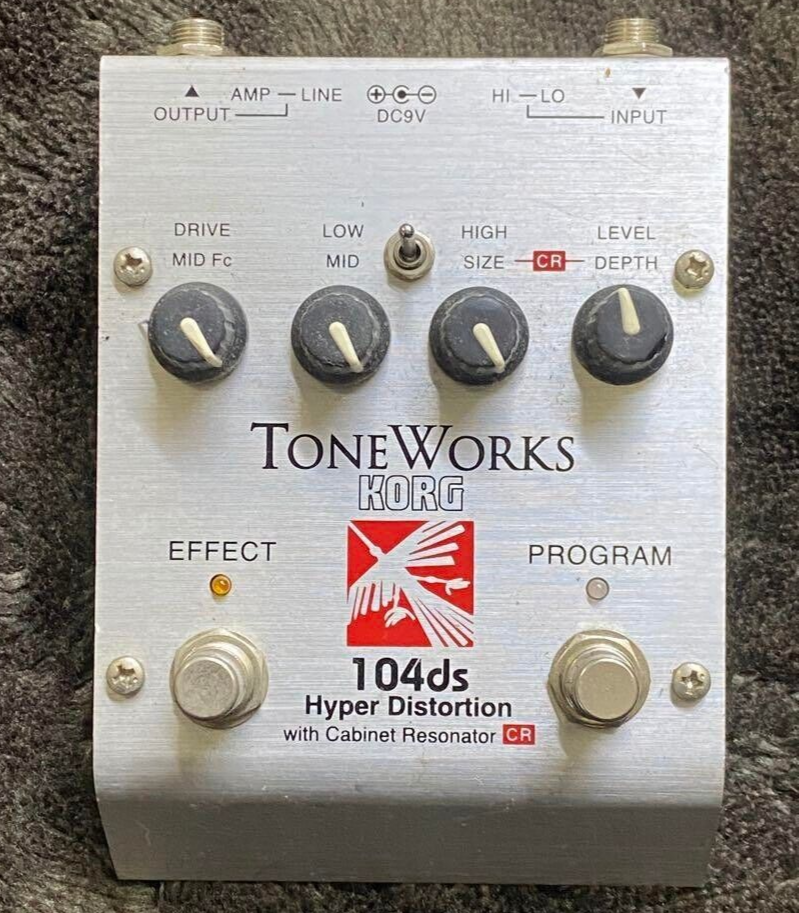 Korg Tone Works 104ds Hyper Distortion Used Tested From