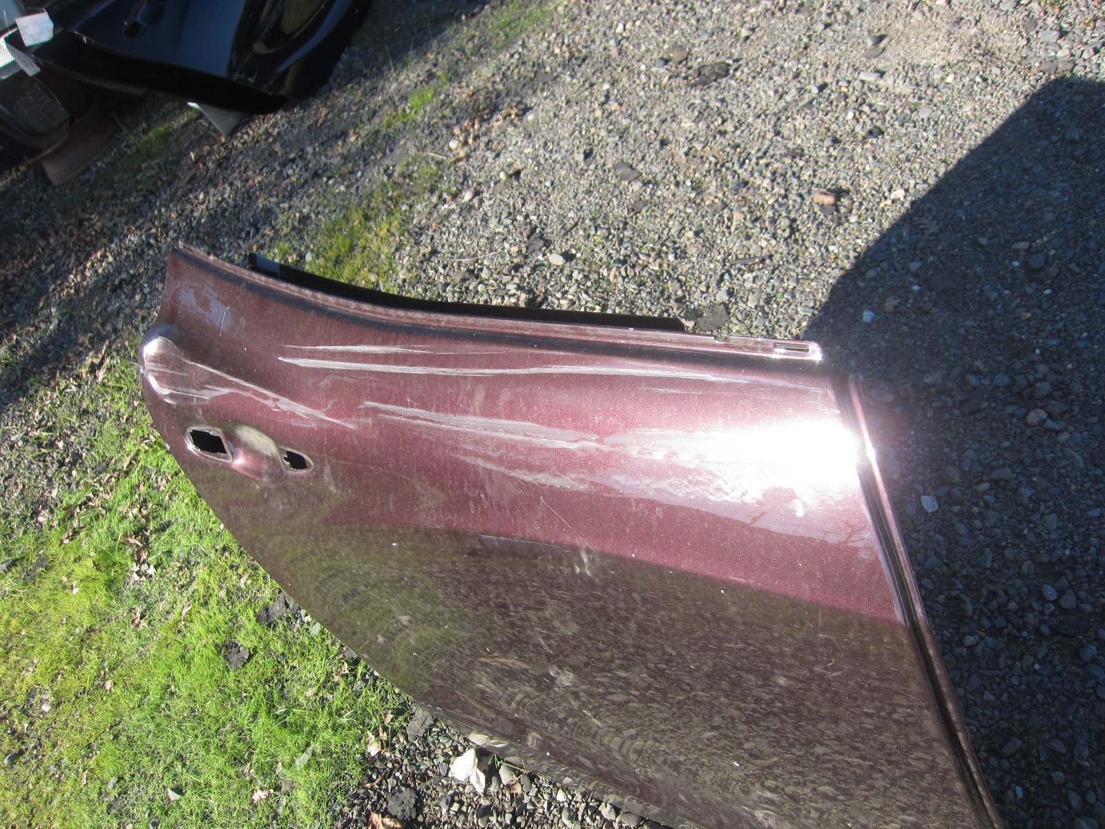 Maserati Ghibli 2014+ - RH Rear Door Shell (Burgundy) - # 673008061