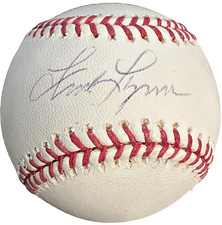 Fred Lynn Autographed Official Major League Baseball TriStar Red Sox