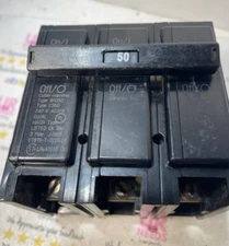 Eaton Cutler-Hammer BR350 3 Pole 50 Amp Type BR Circuit Breaker Used