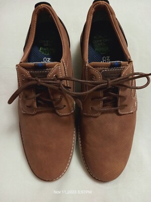 Nunn Bush Otto Plain Toe Oxford Walking Shoes Suede 