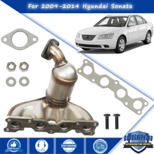 Exhaust Manifold Catalytic Converter For Hyundai Sonata 2009-2011/2012/2013 2.4L