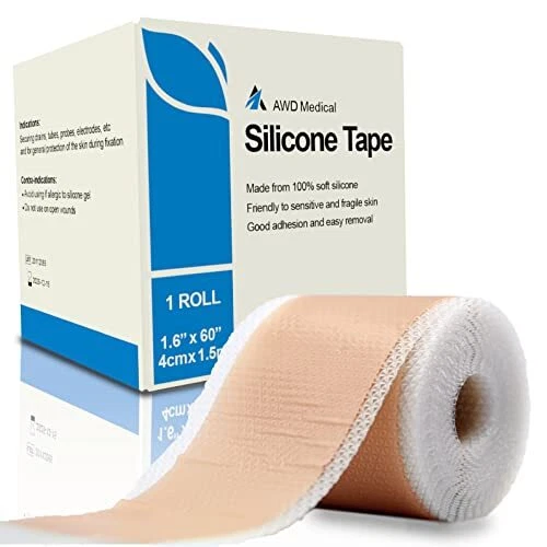 AWD Medical Silicone Scar Sheets - Silicone Gel Sheets for Scar Removal  Silic