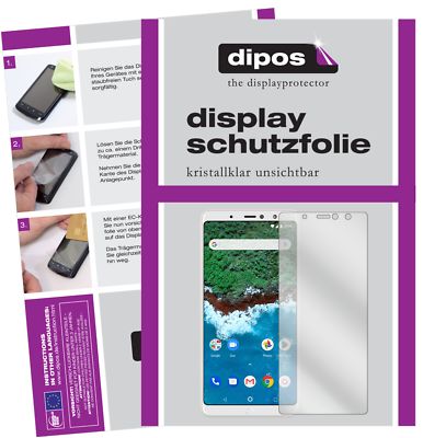 6x Schutzfolie für BQ Aquaris X2 Pro klar Displayschutzfolie Display Schutz