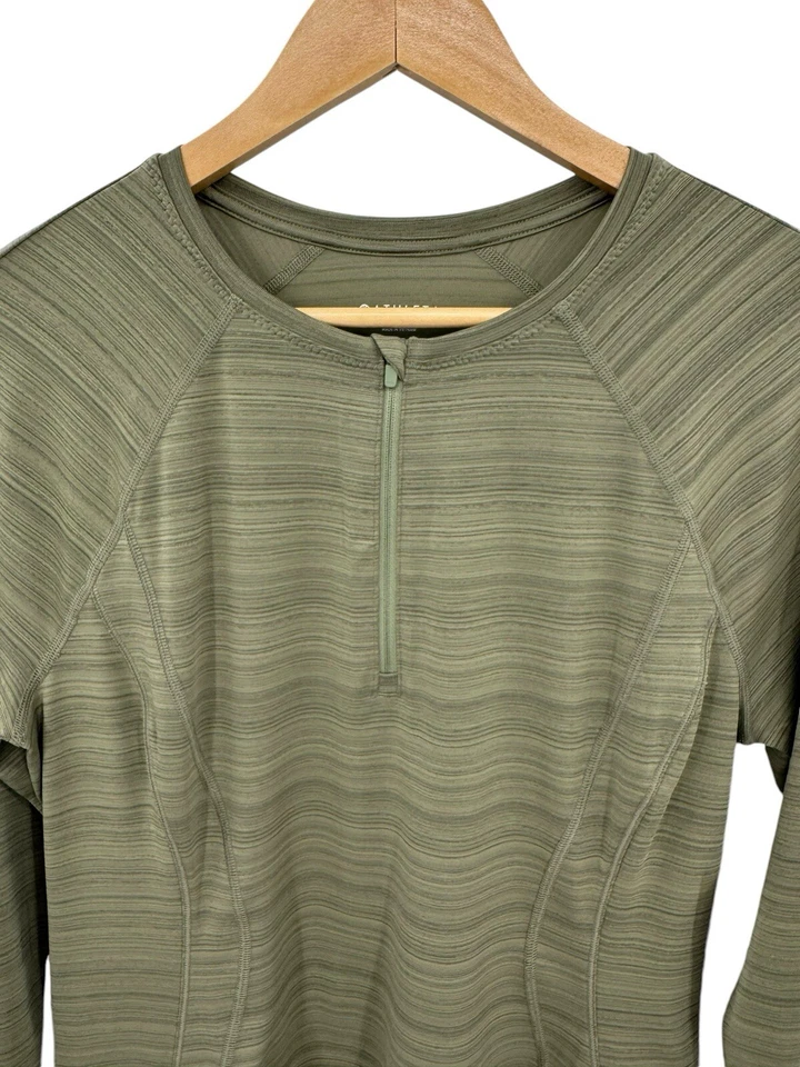 New Athleta Pacifica Illume UPF Fitted Top Long Sleeve Swim Shirt Medium Petite - Image 2 of 4