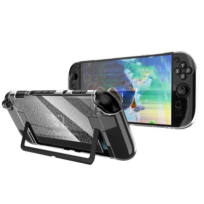 Für Nintendo Switch 2 TPU / PC Split Shockproof Schutz Hülle Cover Transparent