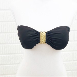 tie back strapless bikini top