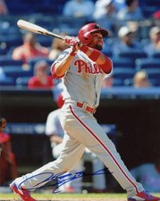 ANDRES BLANCO PHILADELPHIA PHILLIES SIGNED AUTOGRAPHED ACTION 8X10 PHOTO W/COA