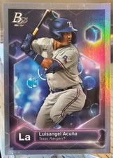 2022 Bowman Platinum Precious Elements Luisangel Acuna #PE-22 Texas Rangers