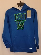 NWT BOYS TEK GEAR, DRY TEK XL 18-20 , BLUE, BASKETBALL HOODIE