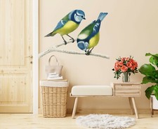 3D Two Bird N121 Animal Wallpaper Mural Poster Wall Stickers Decal Zoe
