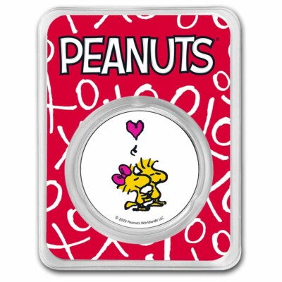 Peanuts® Woodstock Lovebirds 1 oz Color Silver | eBay