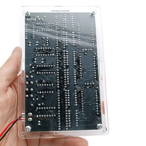 6 Digits DIY Clock Kit DIY Electronic Alarm Clock Soldering Practice Kit w/ Case - Picture 10 of 48