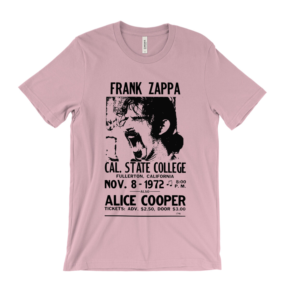 Frank Zappa T Shirt - Alice Cooper - Concert Poster - Hot Rats