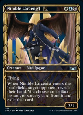MTG Streets of New Capenna *FOIL* SHOWCASE U Nimble Larcenist #321