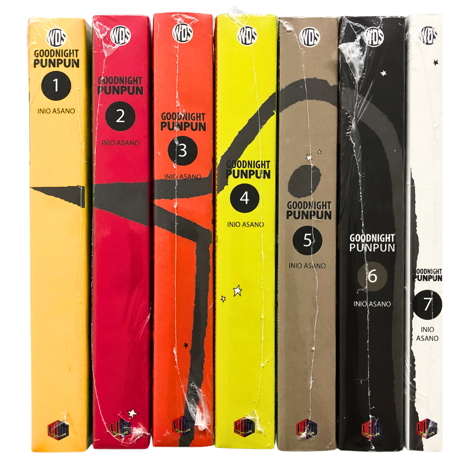 Goodnight PunPun (Omnibus) Vol. JUEGO SUELTO MANGA 1-7 Inglés Nuevo Por Inio Asano