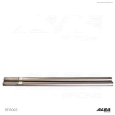 Banshee YFZ350 +0  Heavy Duty Stainless Steel Tie Rods   Alba Racing   10mm