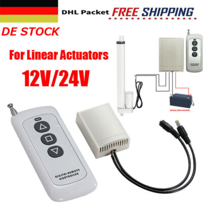 Wireless Remote Controller DC 12V 24V for Linear Actuator Motor Forward Reverse