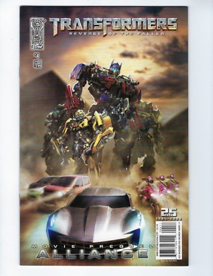 TRANSFORMERS: ALLIANCE # 4B (MOVIE PREQUEL, COVER B, MAR 2009) NM